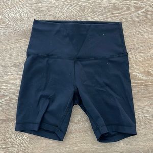 Black lululemon biker shorts